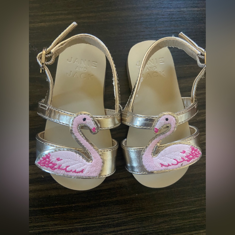 Janie and jack flamingo sandals